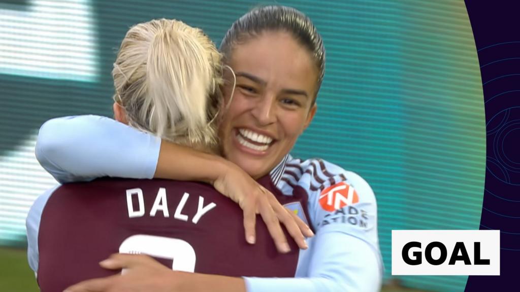 Villa's Gabi Nunes opens scoring at Man City