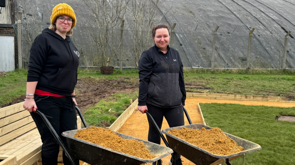 Wellbeing garden volunteers