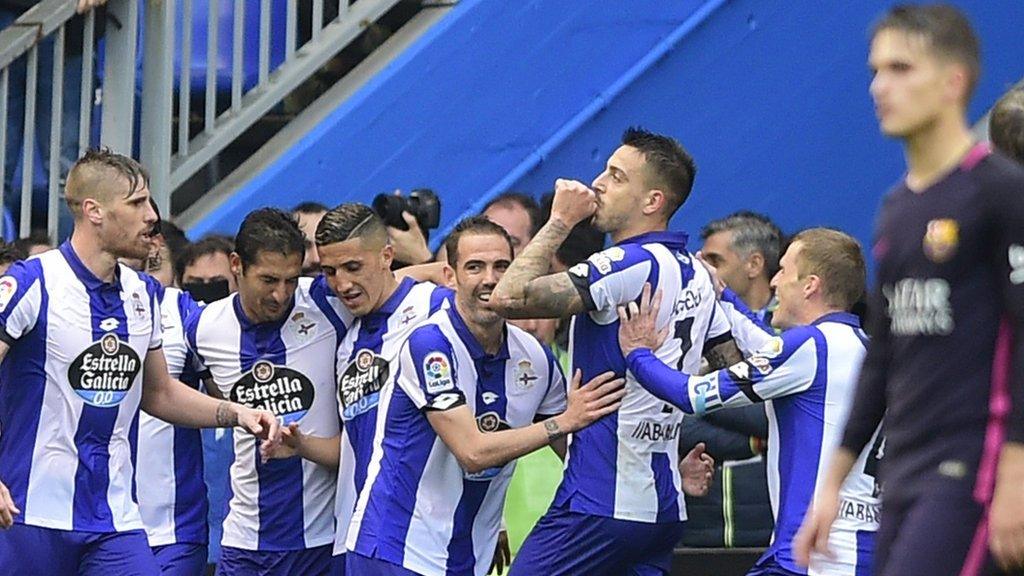 Deportivo celebrate