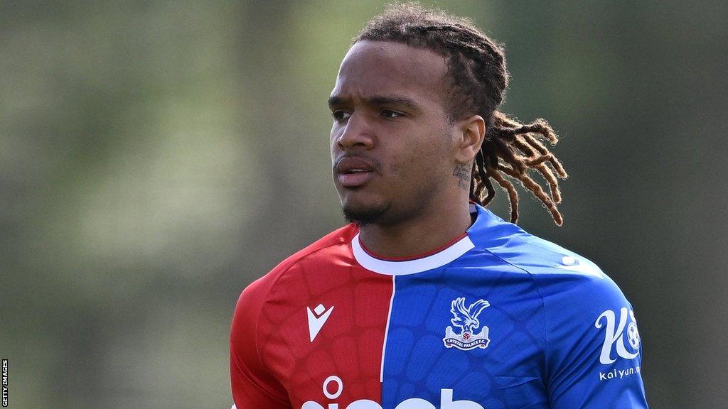 John-Kymani Gordon playing for Palace's Under-21 side