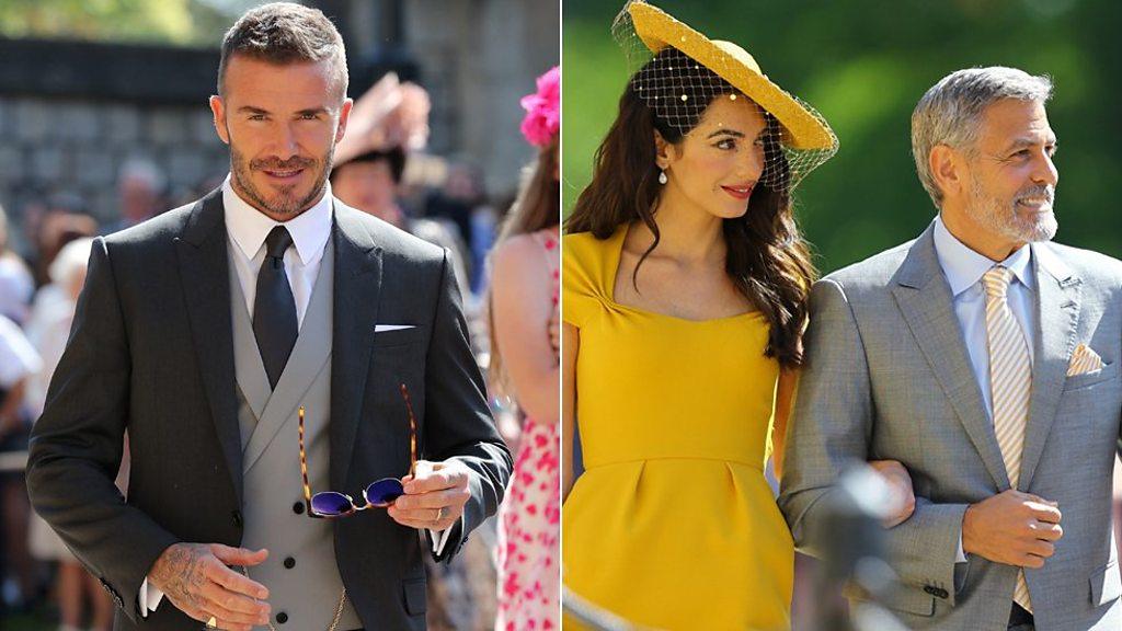 David Beckham, Amal and George Clooney