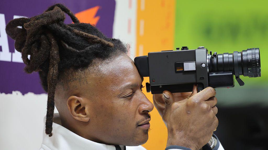 Say cheese - Deandre Hopkins gets behind the camera