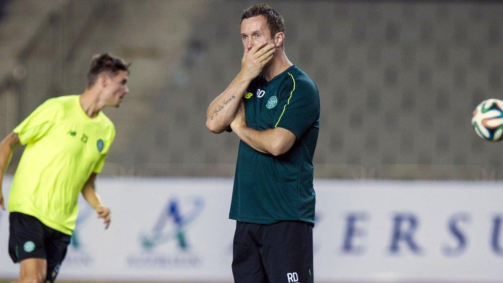 Ronny Deila in Baku