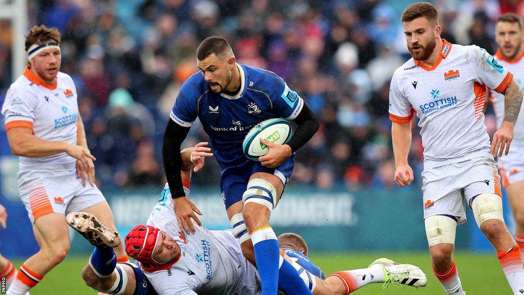 Max Deegan notched Leinster's second try at the RDS