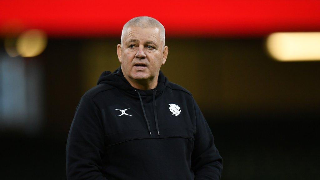 Warren Gatland coaching the Barbarians in 2019