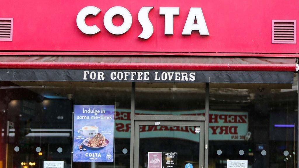 costa branch in London