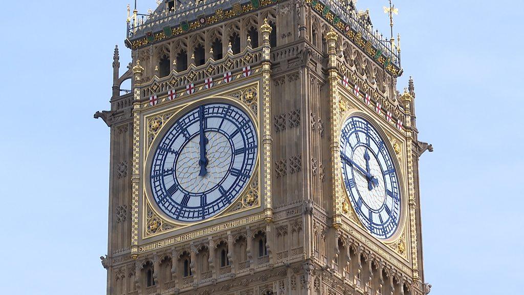 The Elizabeth Tower's clock face