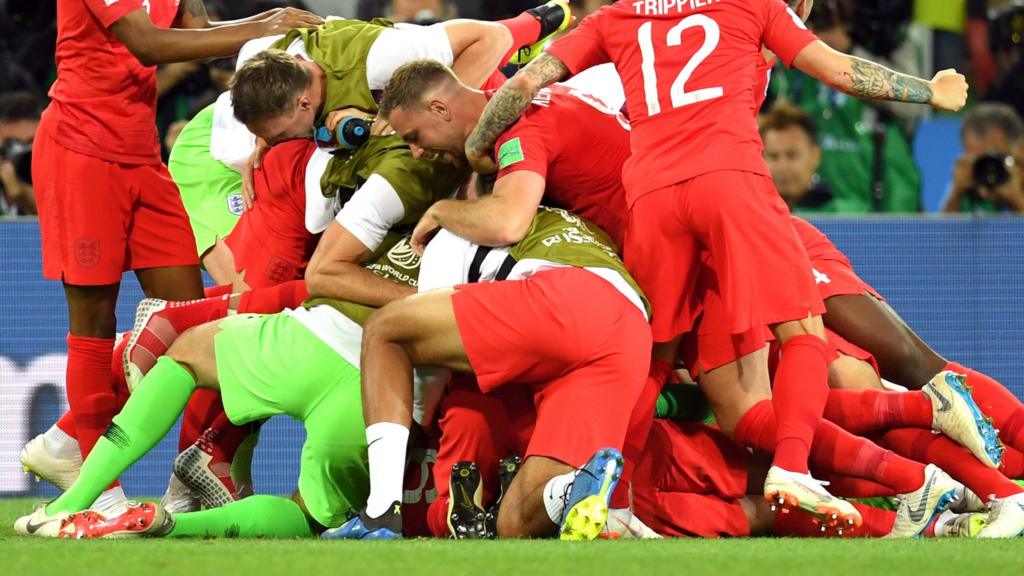 England celebrate