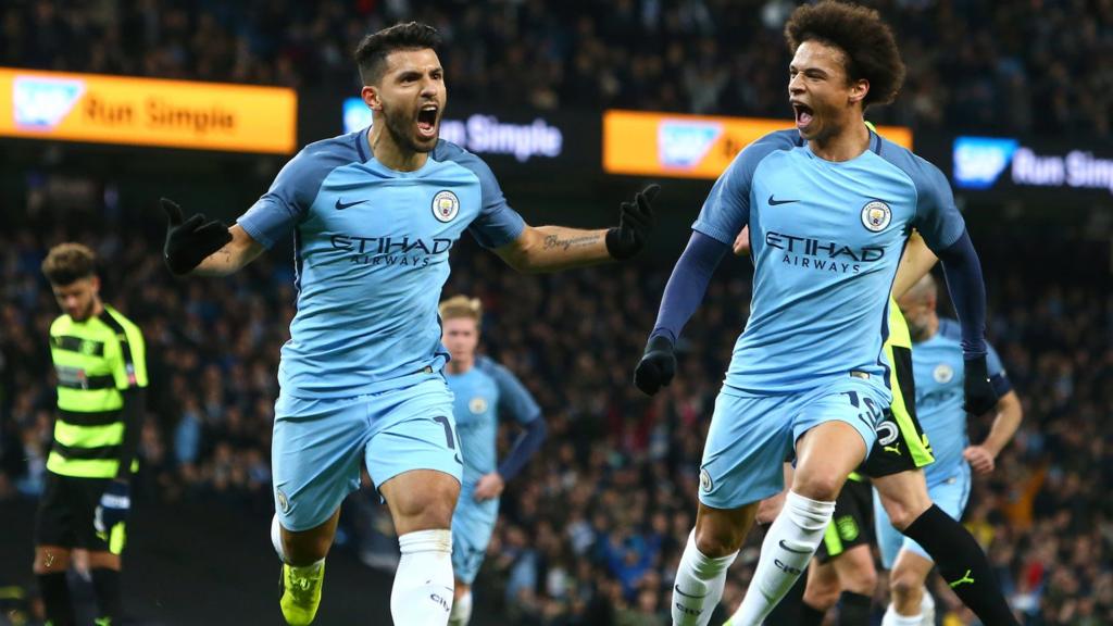 Manchester City celebrate