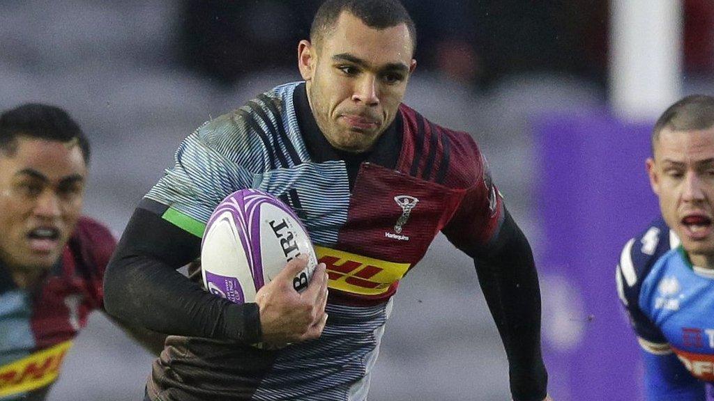 Harlequins centre Joe Marchant scored the second of Quins' two first-half tries