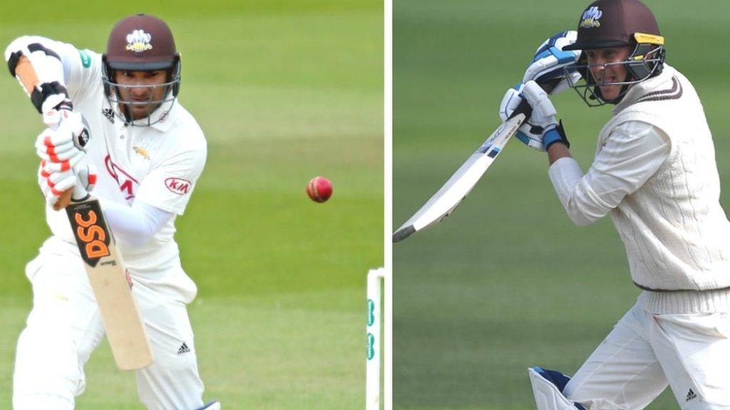 Kumar Sangakkara (left) and Scott Borthwick were previously team-mates together with Durham in 2014