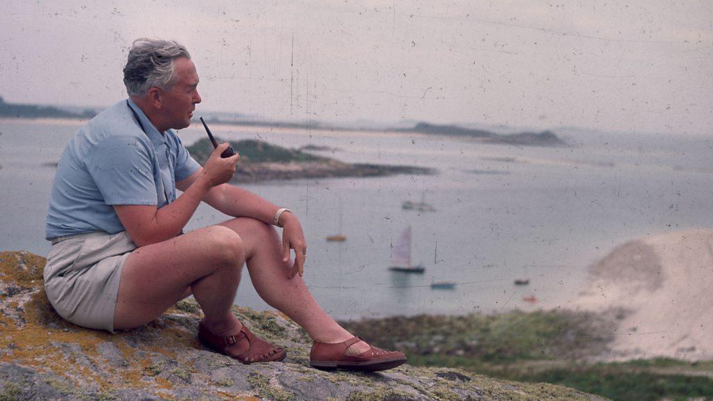 Harold Wilson on holiday