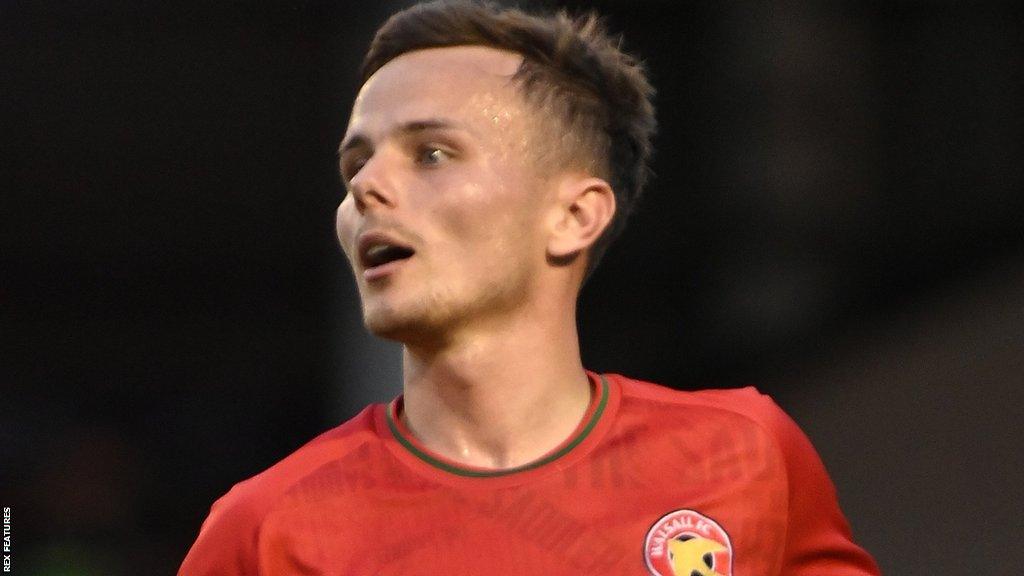 Liam Kinsella played more than 250 games for Walsall, scoring four goals