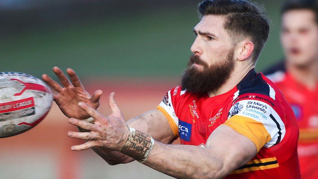 Jarrod Sammut scored 11 of London Broncos' 23 points, starting with their first try