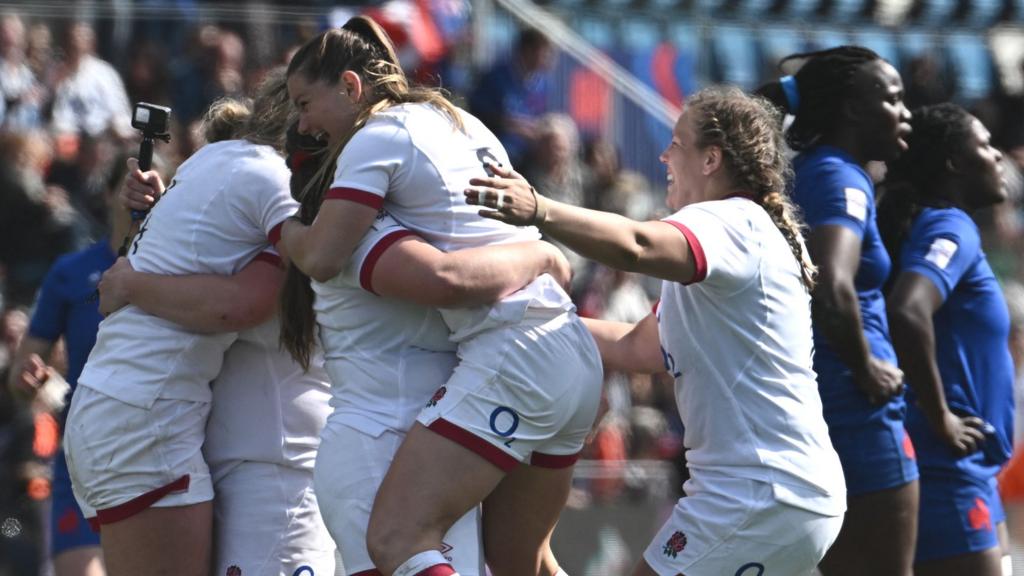 England celebrate