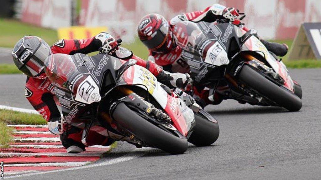 Glenn Irwin and Tommy Bridewell