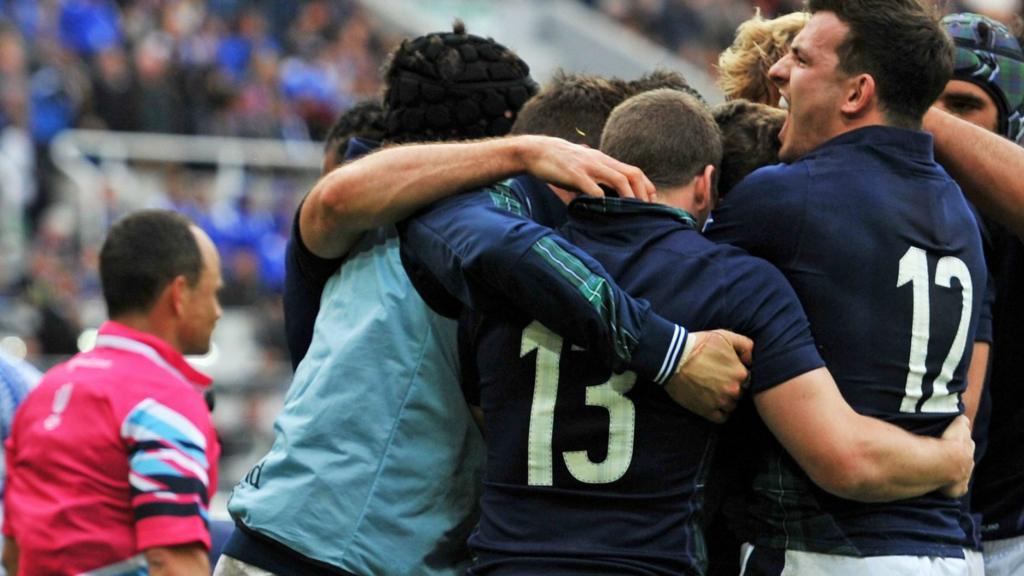 Scotland celebrate