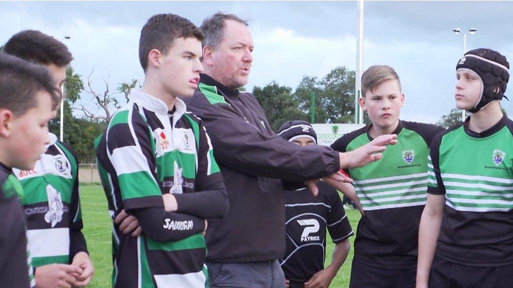 Volunteer coaches at Woodrush Rugby Football Club