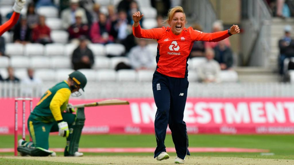 Danni Hazell celebrates