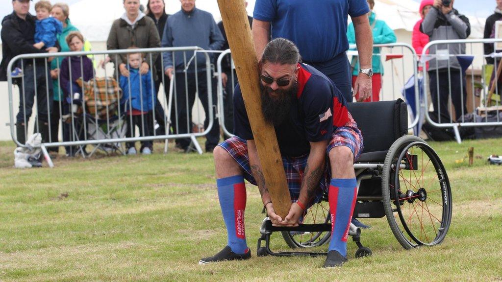 Invictus-style Highland Games at Mey