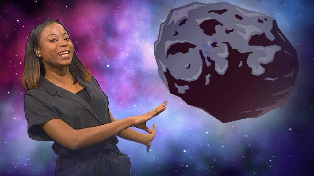 Whitney and an asteroid