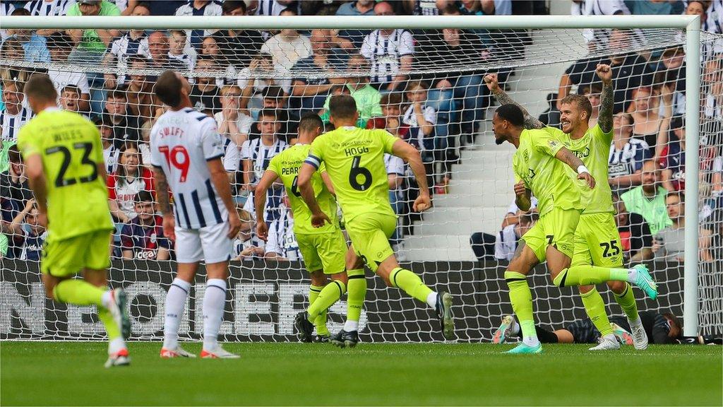 Delano Burgzorg's opener for Huddersfield was his first goal in English football