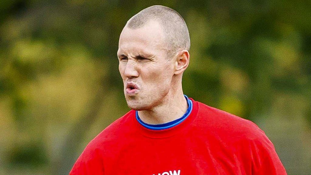 Rangers striker Kenny Miller