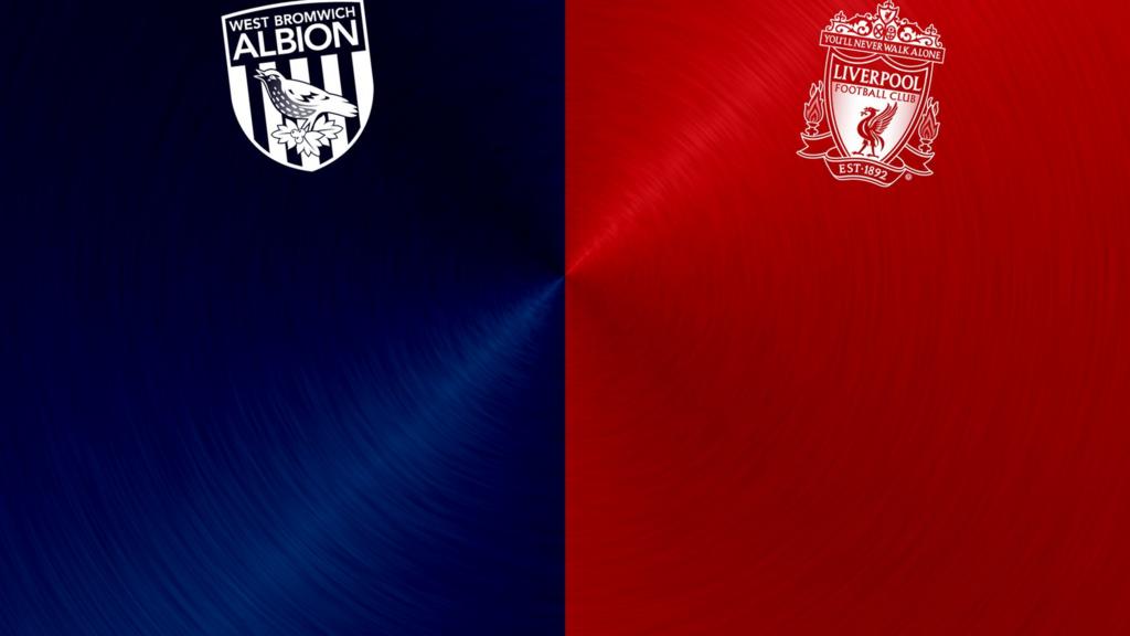 West Brom v Liverpool badges