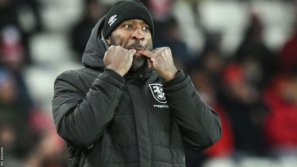 Huddersfield Town boss Darren Moore