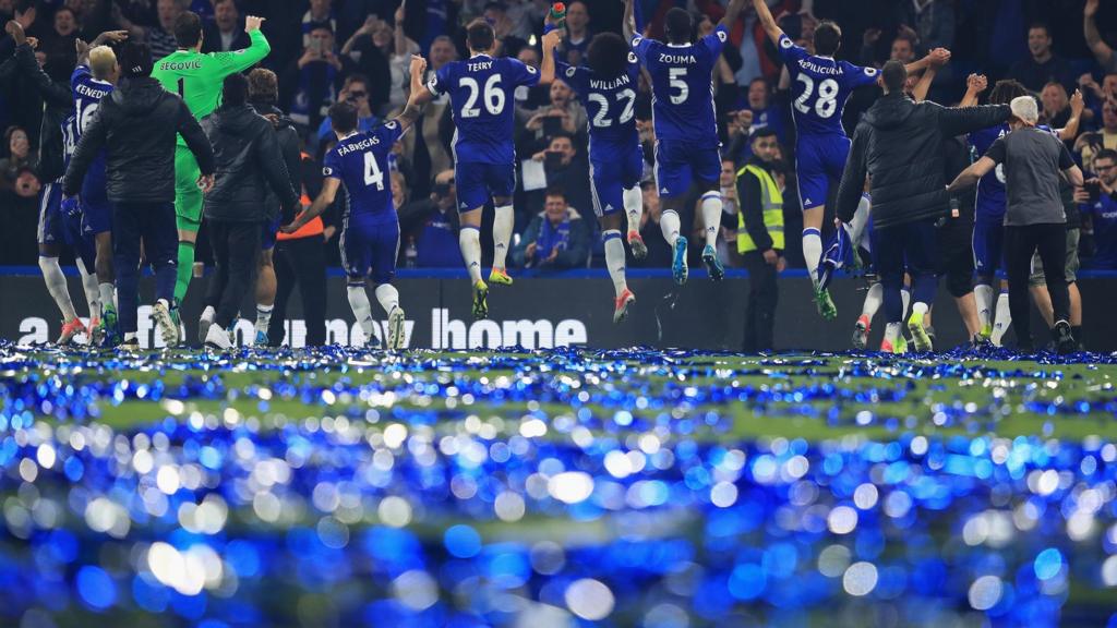 Chelsea celebrate