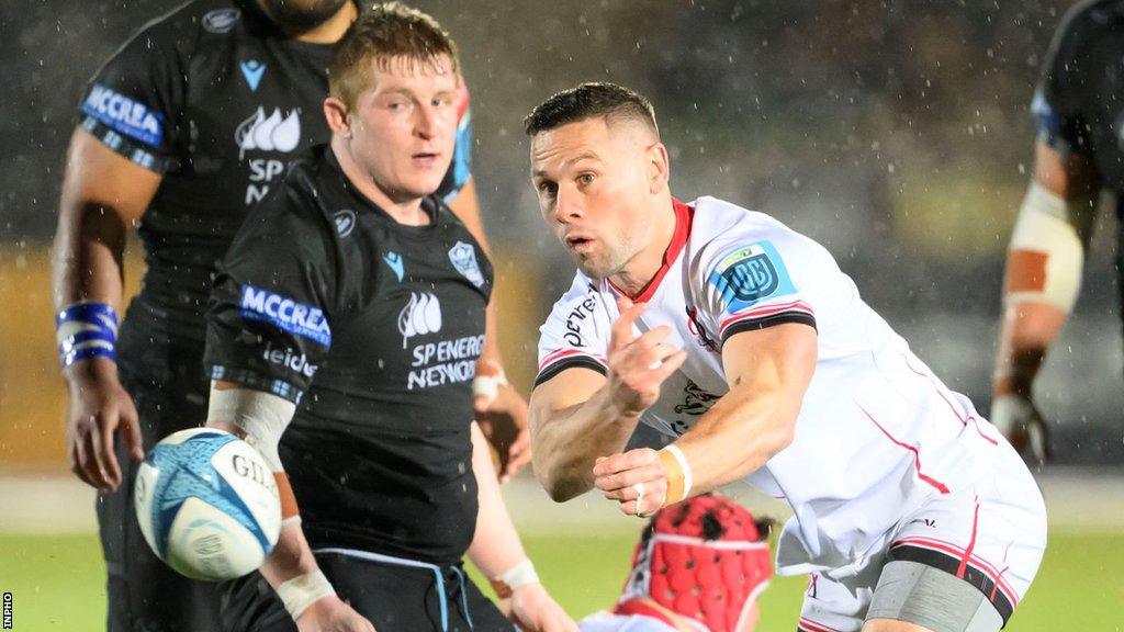 Ulster's John Cooney in action against Glasgow