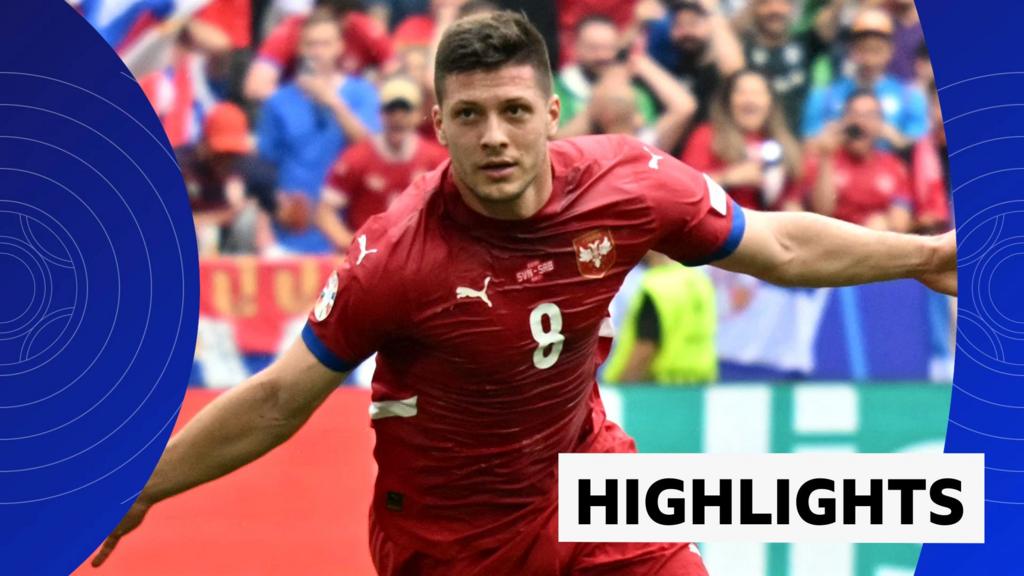 Highlights: Jovic's late equaliser keeps Serbia's hopes alive
