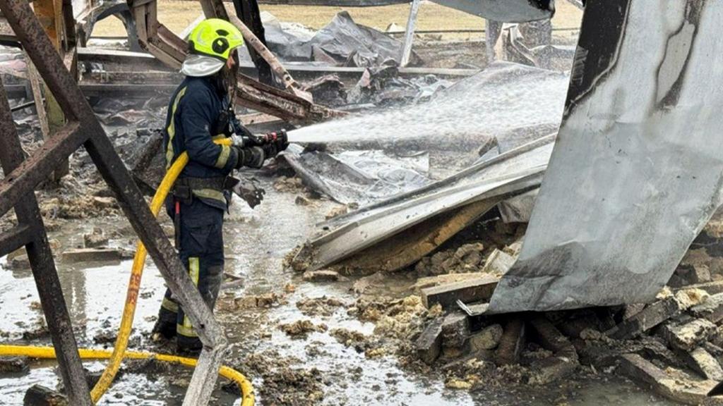 Firefighter in Ukraine