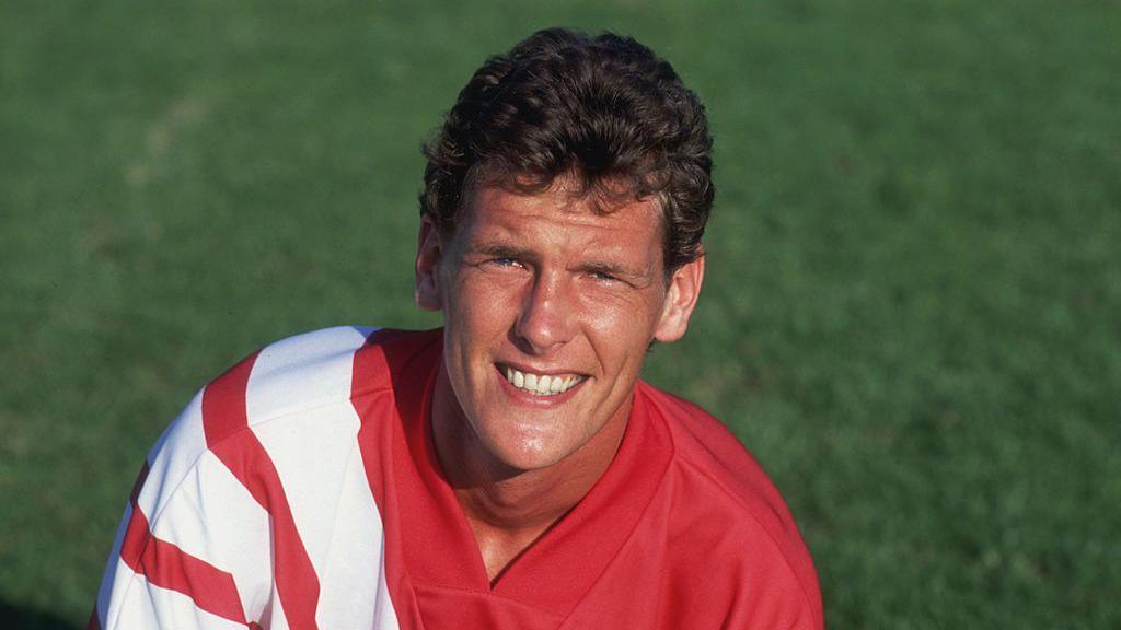 Ex-Liverpool defender Gary Gillespie pictured in his football kit