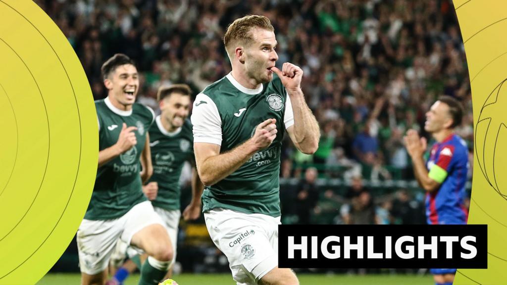 Watch the drama unfold as Hibs reach Conference League play-offs