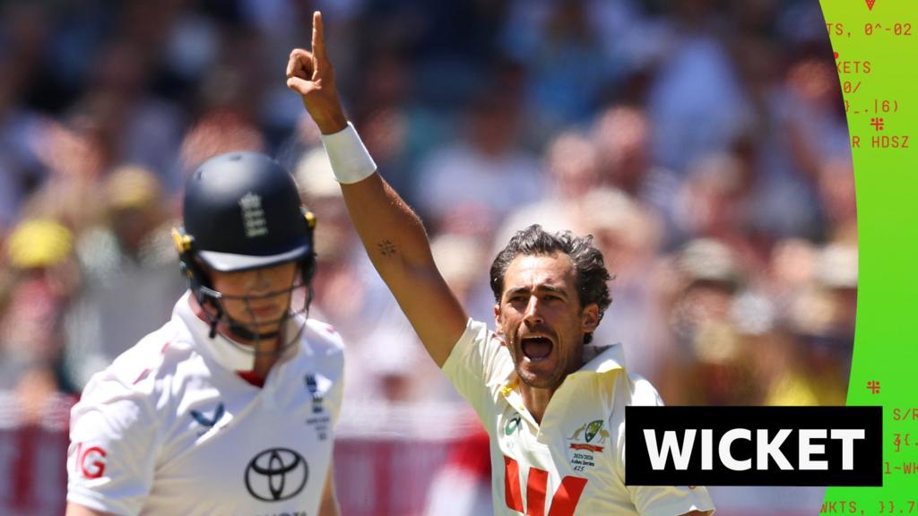 Starc Removes Crawley For A Duck In First Over