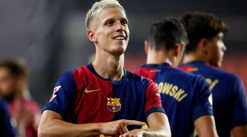 Barcelona's Dani Olmo