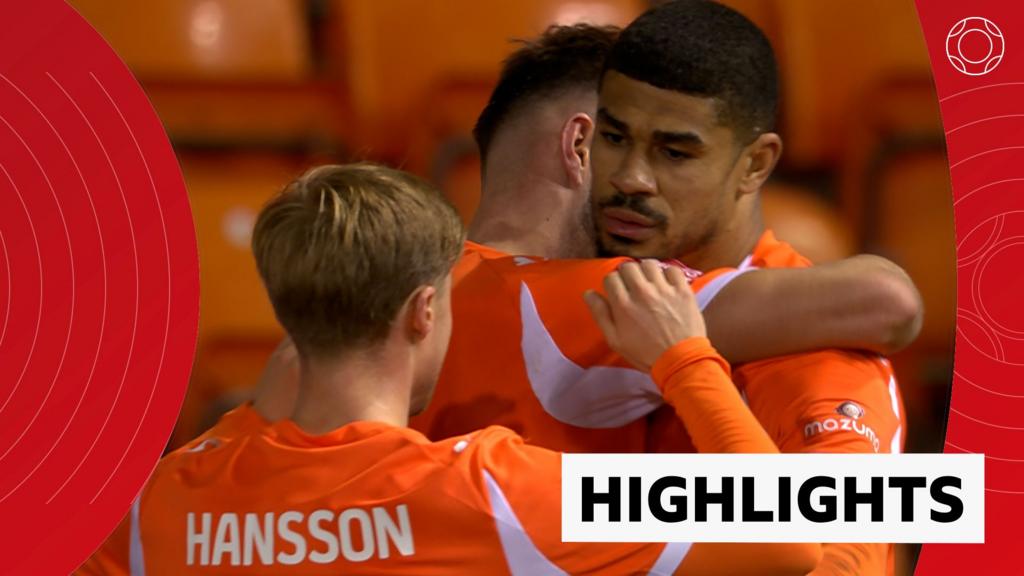 Blackpool ease past Carlisle with three first-half goals