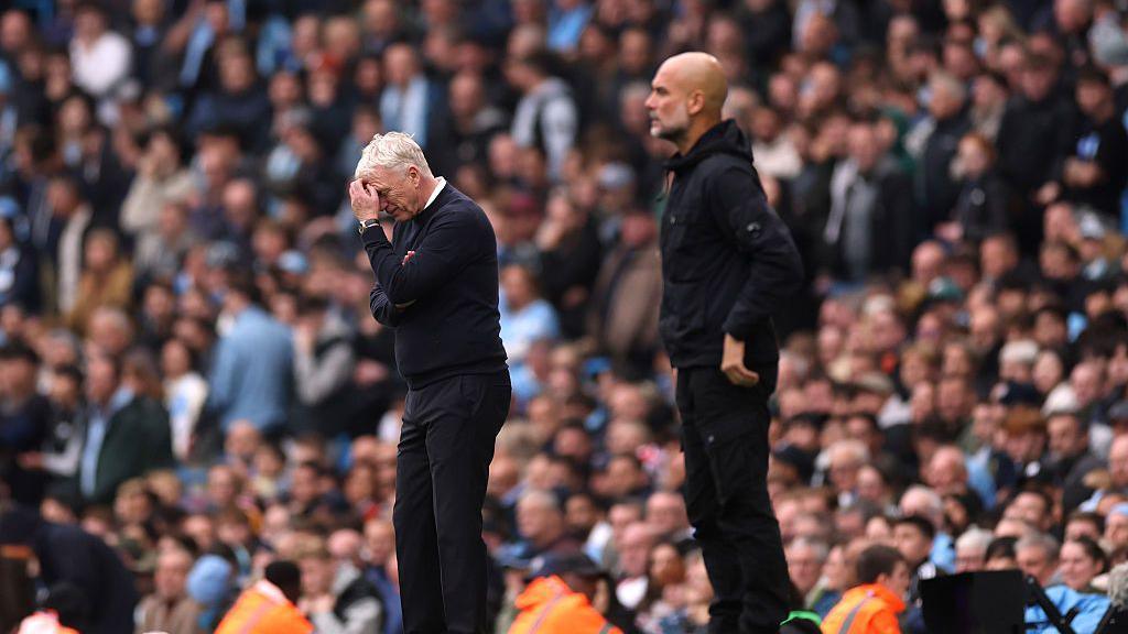 Daivd Moyes managing Manchester City