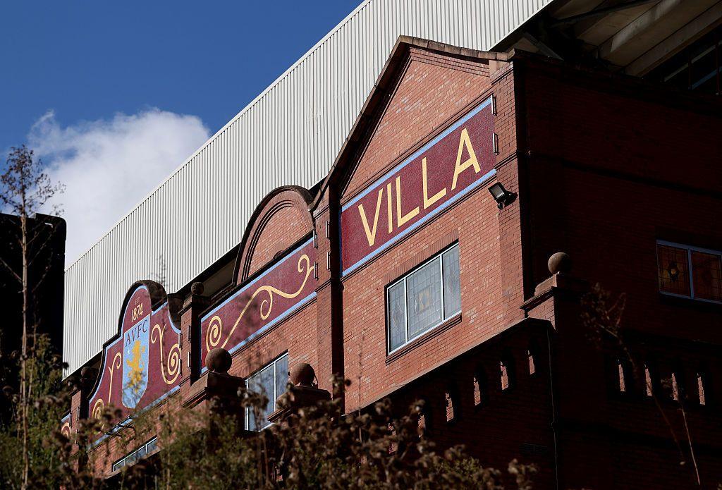 The exterior of Aston Villa's Villa Park ground