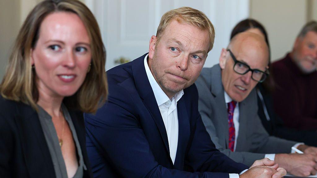 First Minister John Swinney hosts a roundtable on prostate cancer at Bute House with Sir Chris Hoy, Lady Sarra Hoy, Health Secretary Neil Gray, doctors, charity leaders and people with lived experience of prostate cancer