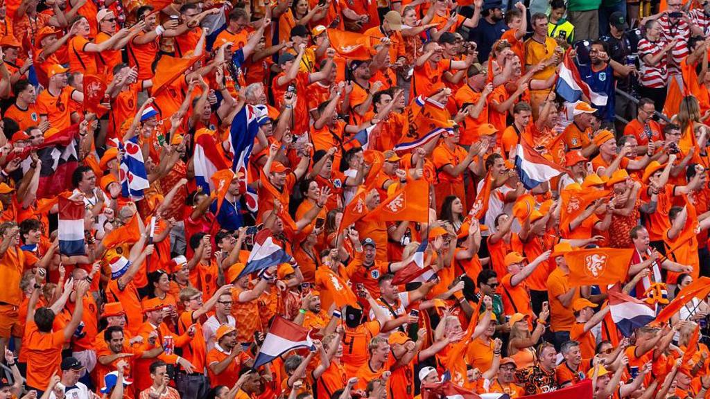 Netherlands fans at the World Cup
