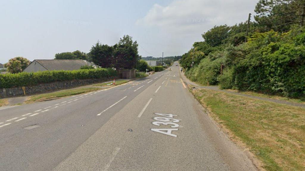 A view of the A394 near Germoe