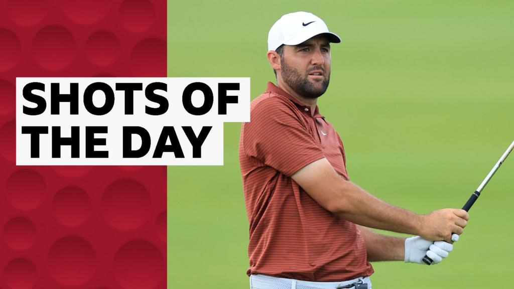 Best shots from day three at US Open featuring Scheffler & Scott