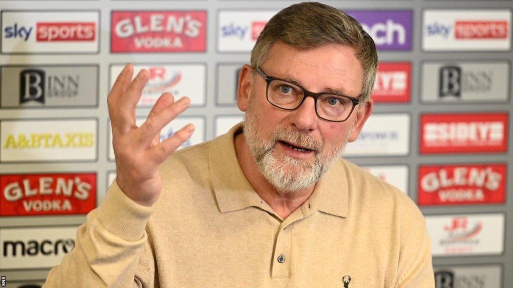 St Johnstone manager Craig Levein