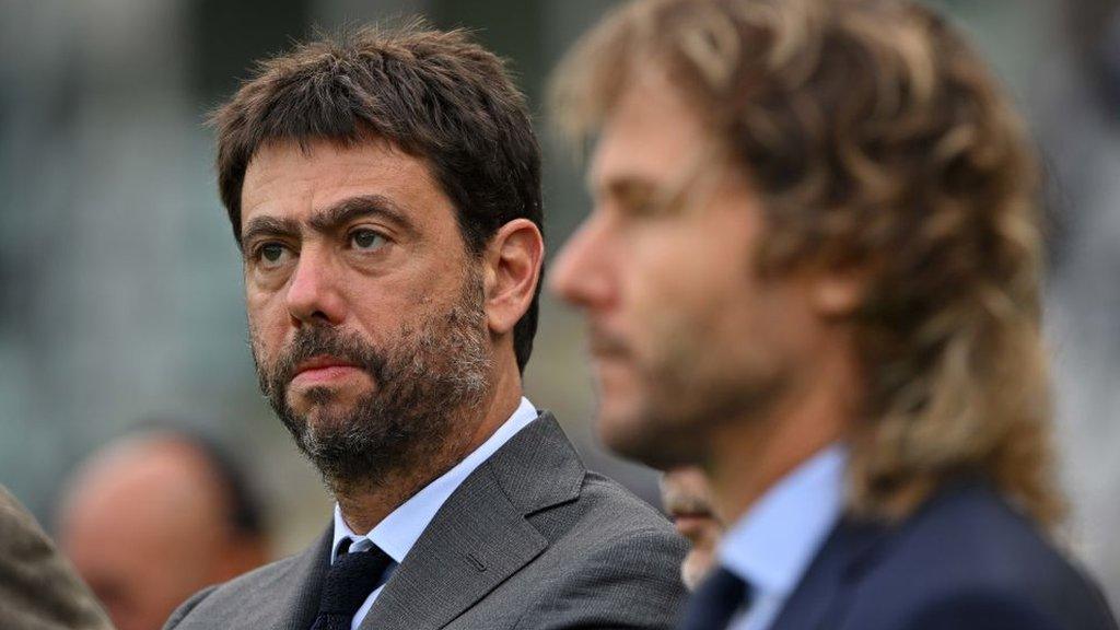 Andrea Agnelli and Pavel Nedved