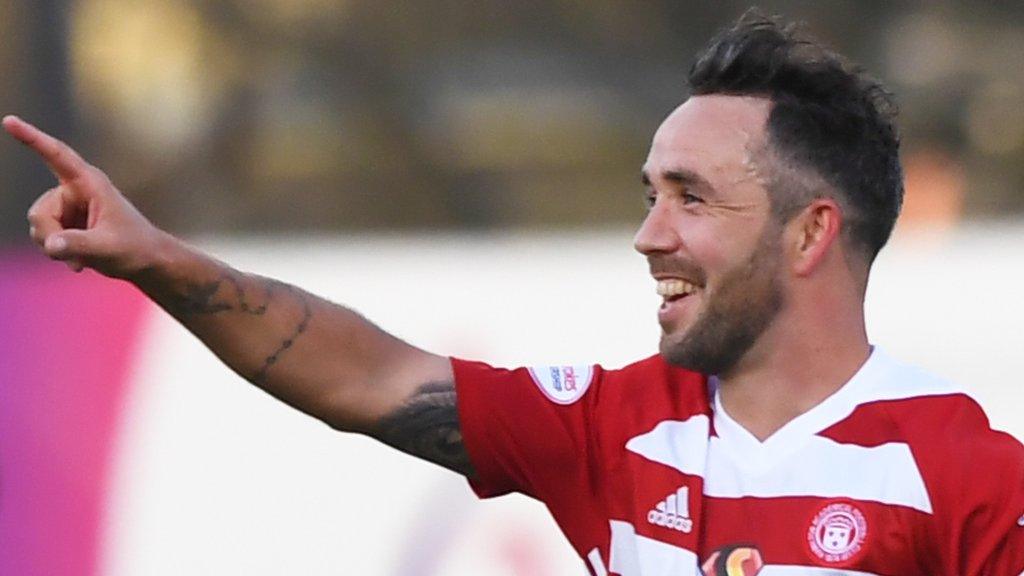 Hamilton Academical winger Dougie Imrie