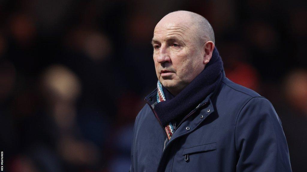 John Coleman during his time as Accrington boss