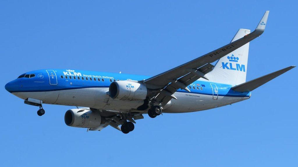 KLM plane