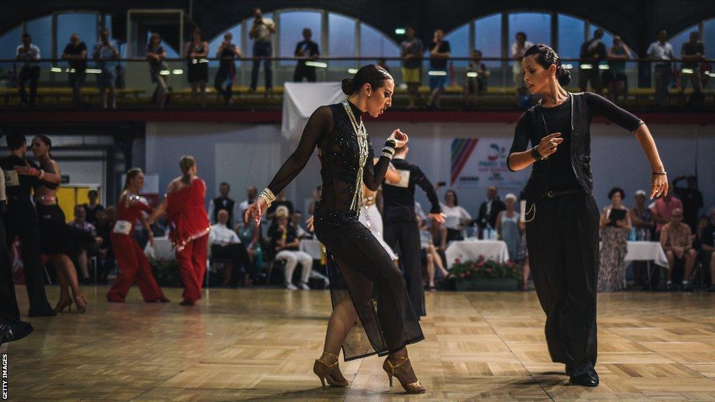 Ballroom dancing at the Paris Gay Games